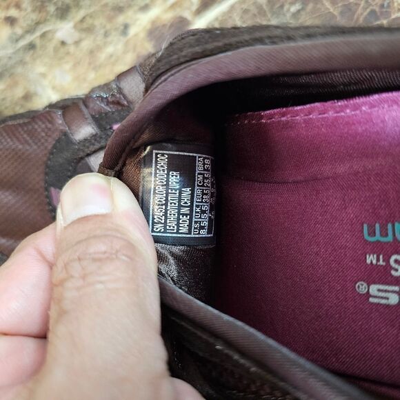 Skechers women's Relaxed fit plus memory foam slip-on shoes size 8.5.   260 - Picture 7 of 11